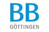 Kundenlogo eines Beratungsunternehmens in mittelblau